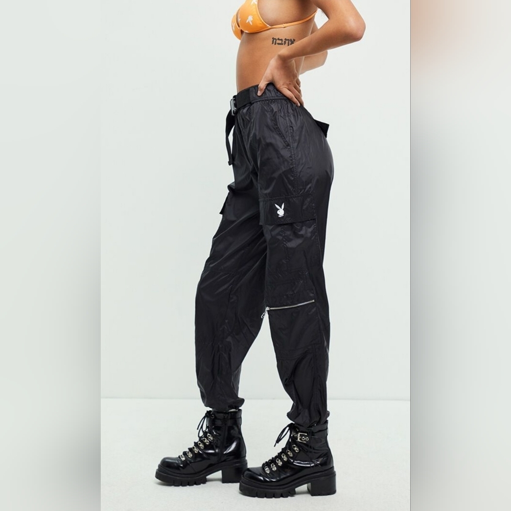 Playboy by pacsun  nylon cargo pants